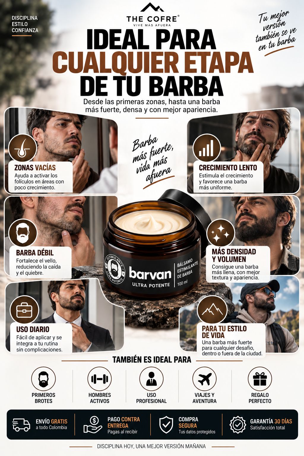 Barvan - Estimulador de Crecimiento de Barba