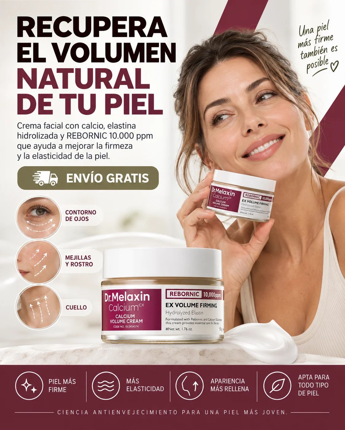 Crema Reafirmante Coreana con Efecto Lifting Landing