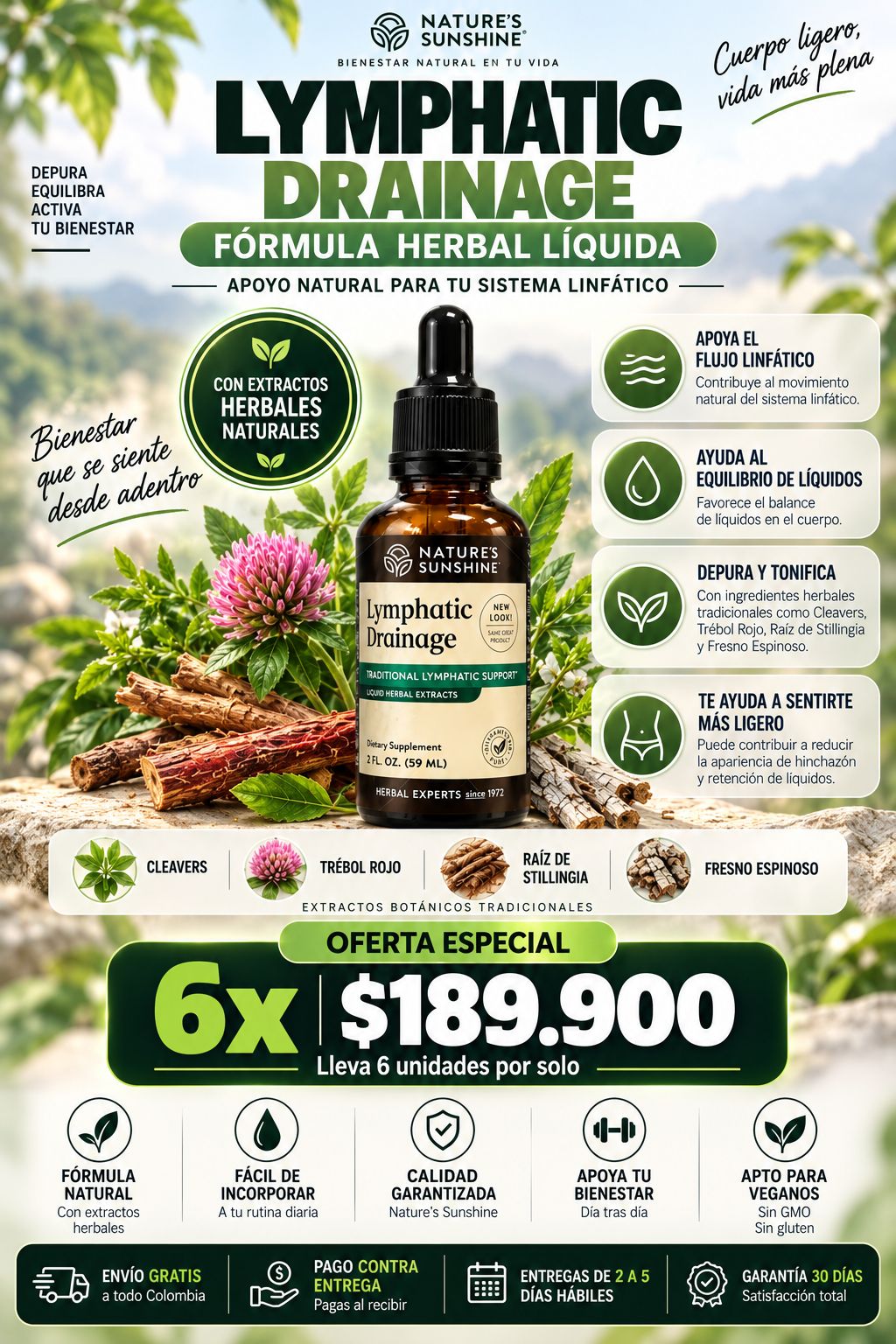 Nature's Sunshine – Lymphatic Drainage