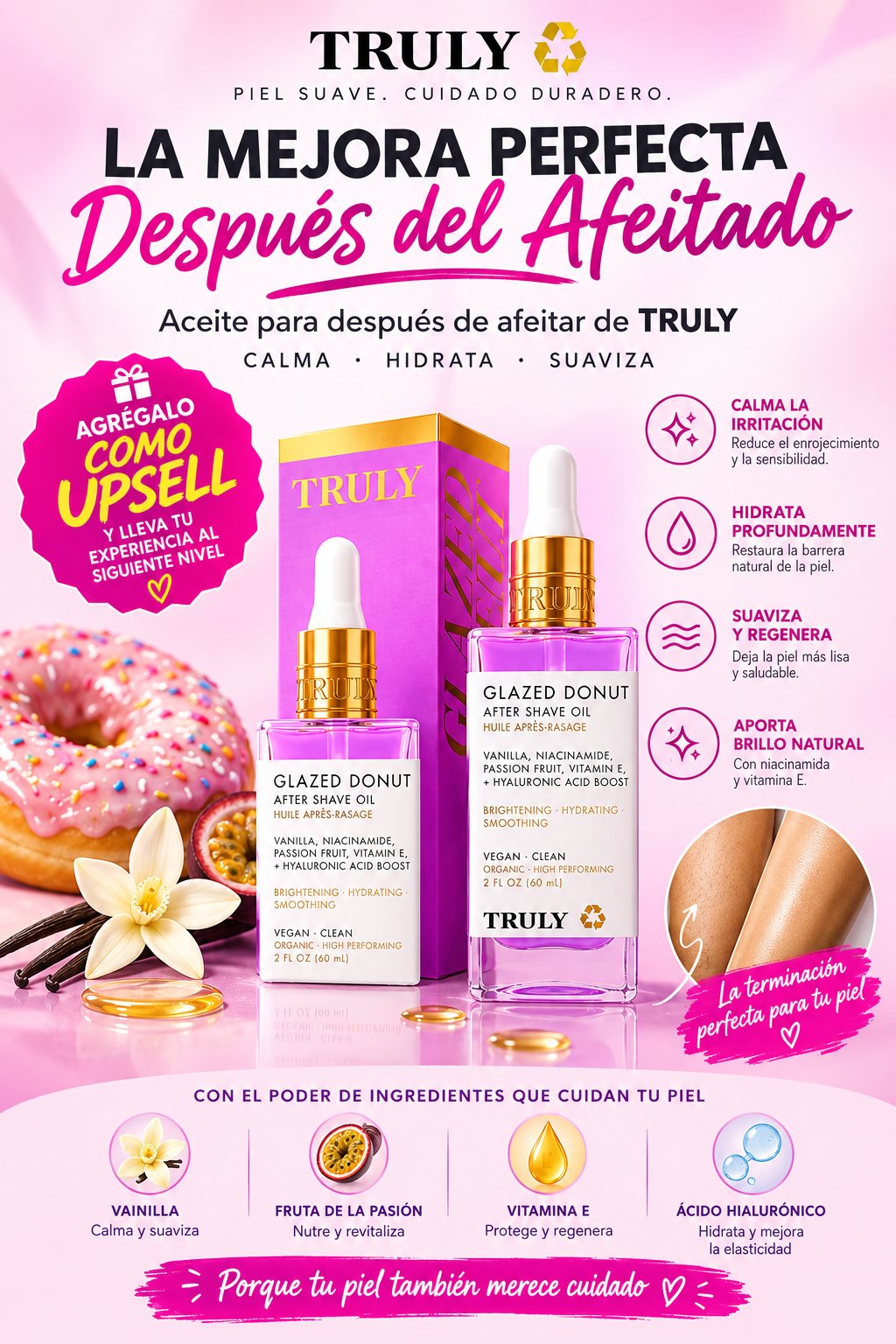 Aceite Truly Glazed Donut | Después del Afeitado
